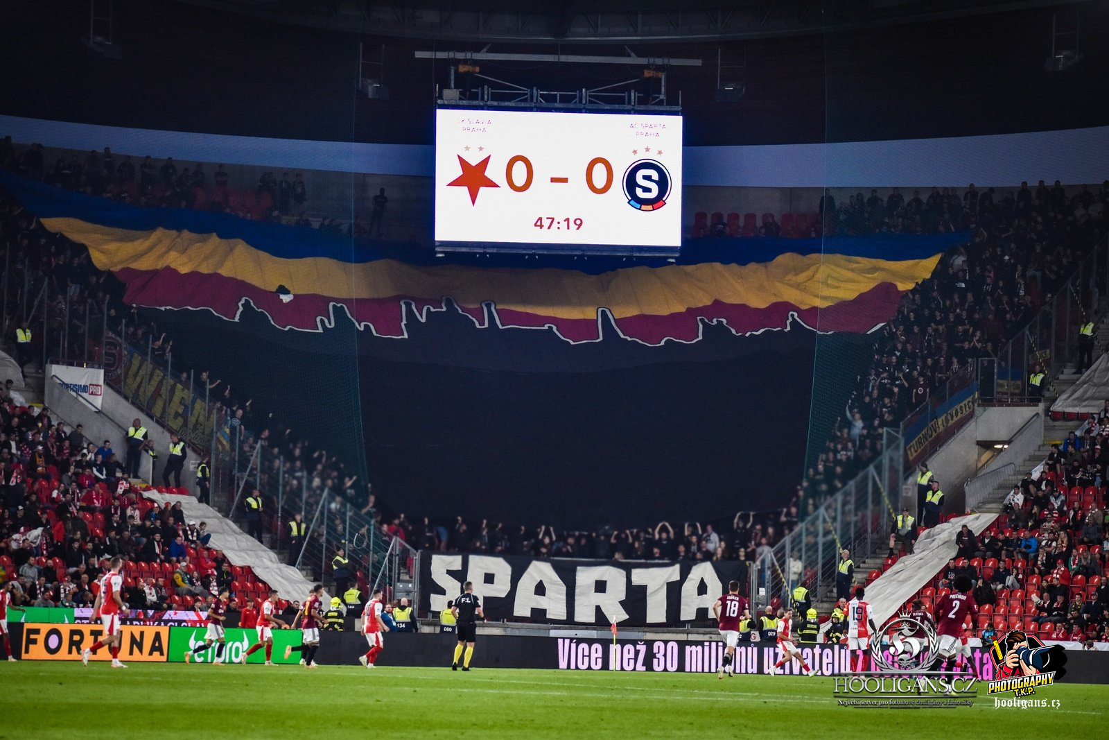 Hooligans.cz - SK Slavia Praha - AS Roma (fotoreport) (09.11.2023